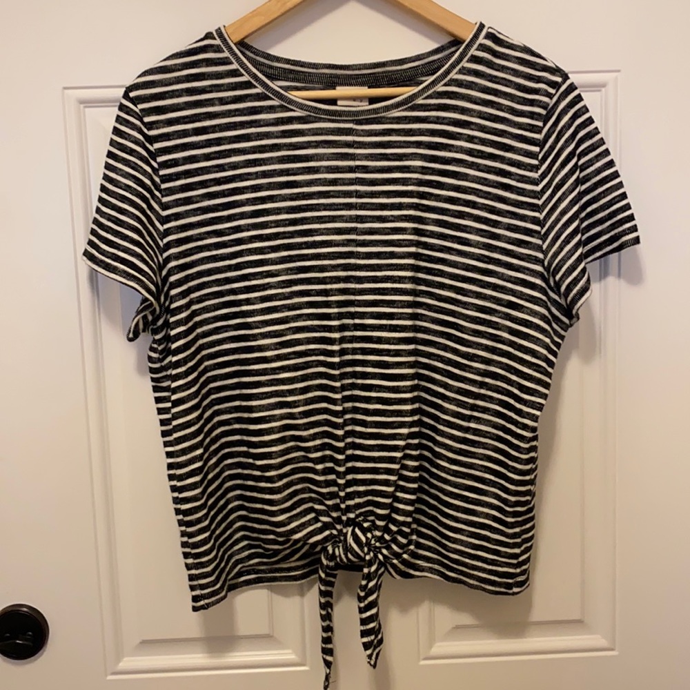 Target A New Day Striped Knotted Top XL